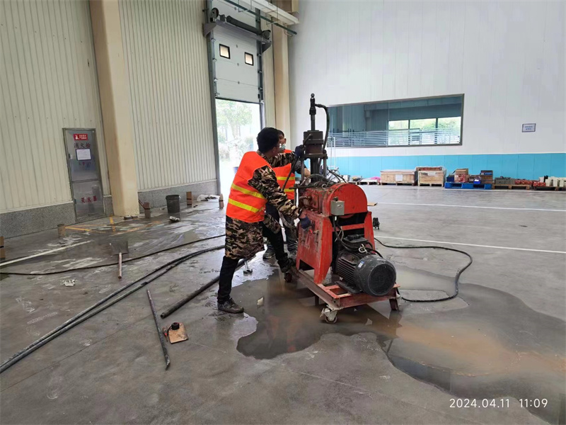 宿迁厂房地面下沉塌陷注浆加固施工